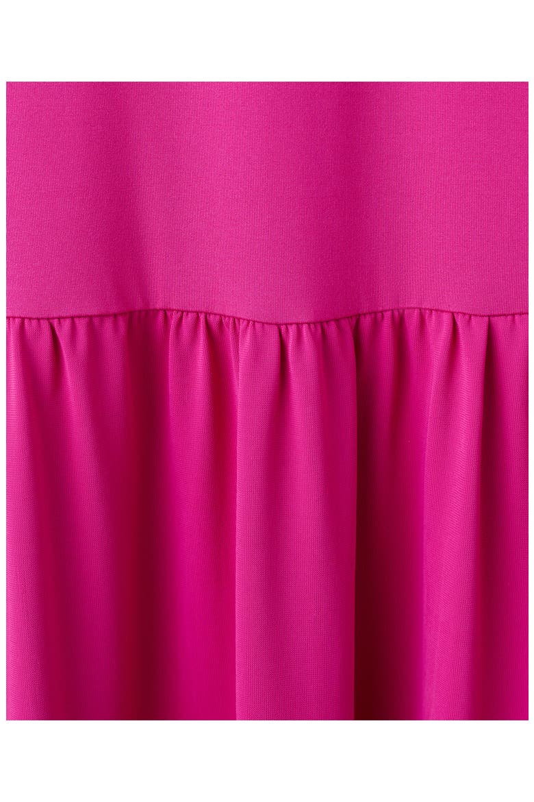 Strapless Drop Waist Midi Dress, Alternate, color, FUCHSIA
