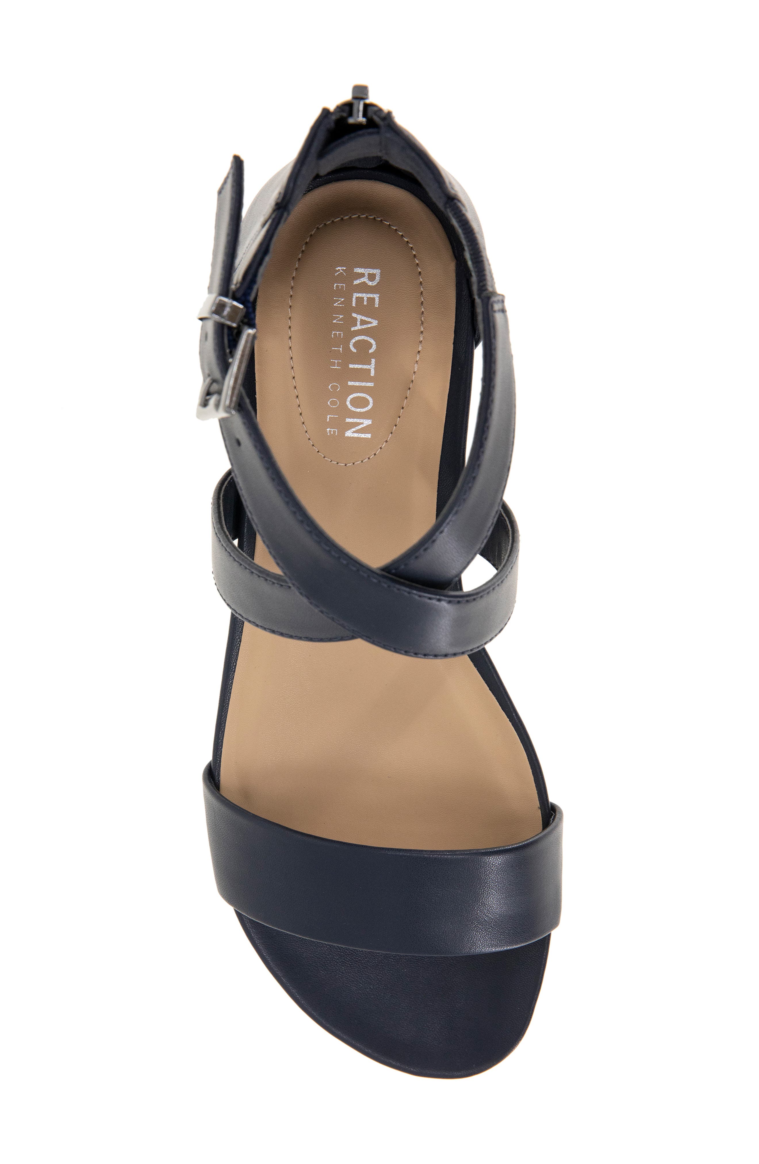 Kenneth Cole Reaction Great Cross Sandal, Alternate, color, Navy