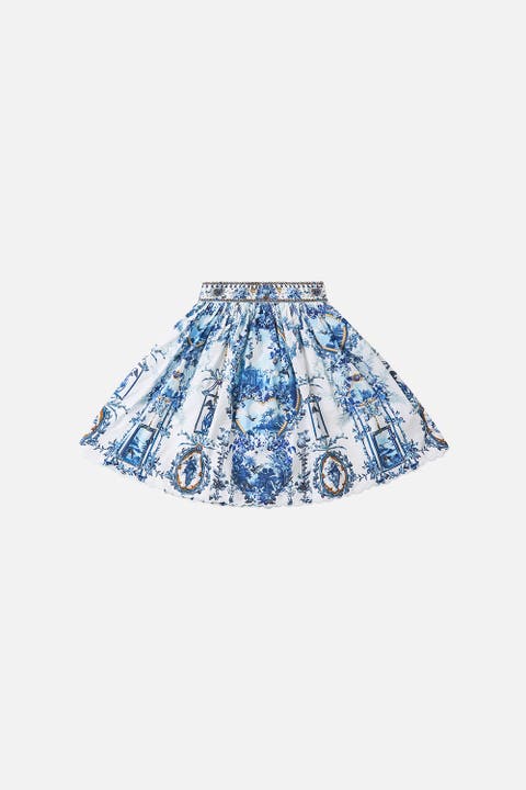 Kids Gathered A Line Midi Skirt