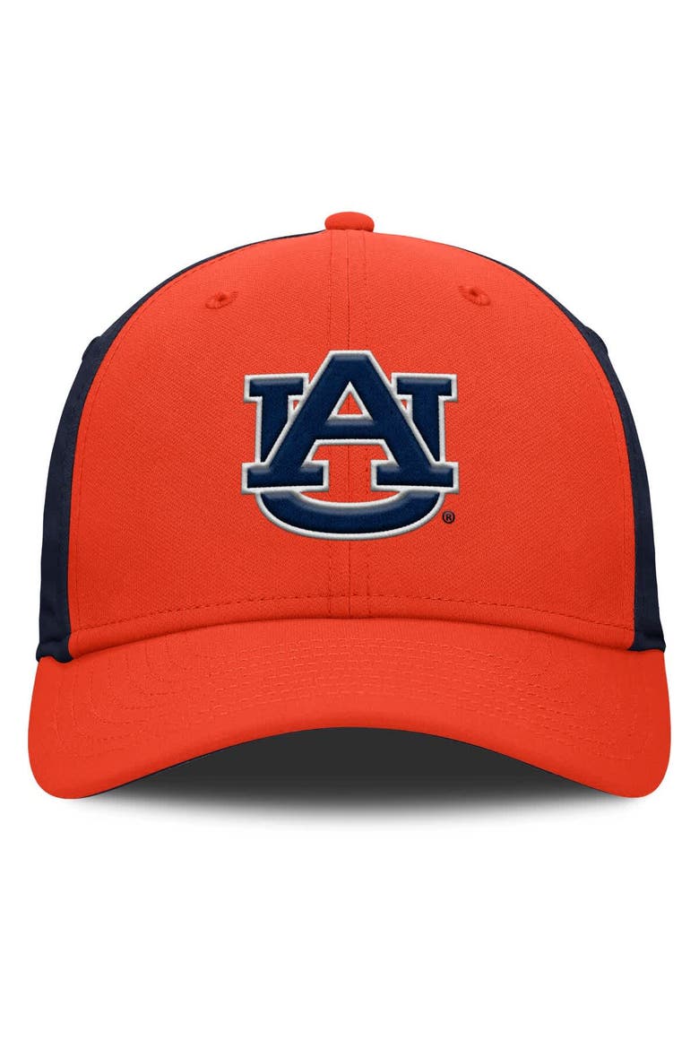 Men's Nike Orange/Navy Auburn Tigers 2025 Sideline Rise Local Dri-FIT Flex Hat, Alternate, color, Orange