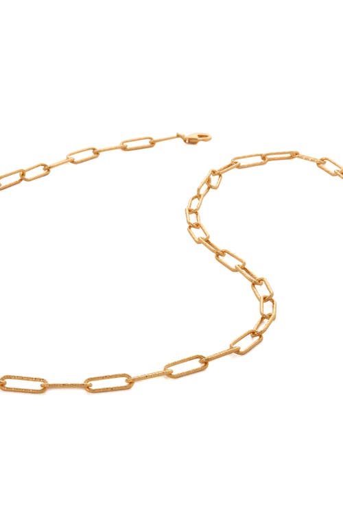 Monica Vinader Alta Textured Chain Necklace