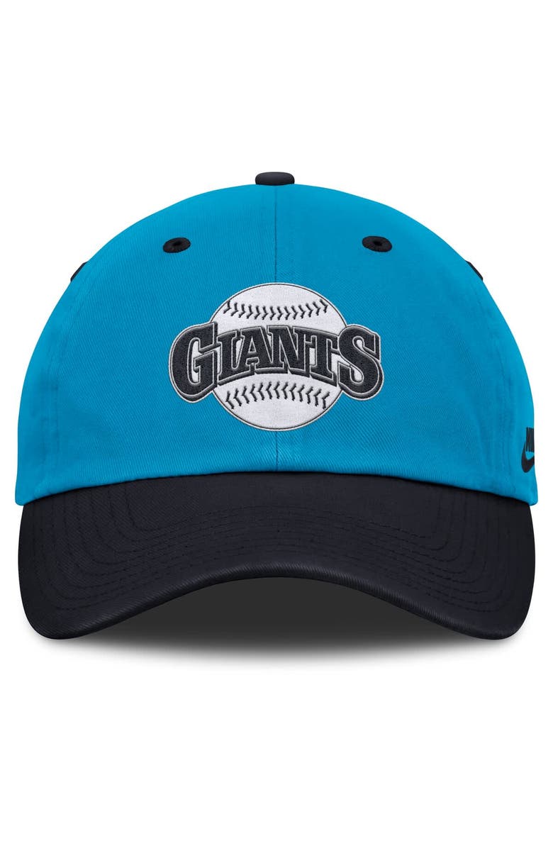 Nike Men's Nike Blue/Navy San Francisco Giants Neon 90s Club Adjustable Hat, Alternate, color, Blue