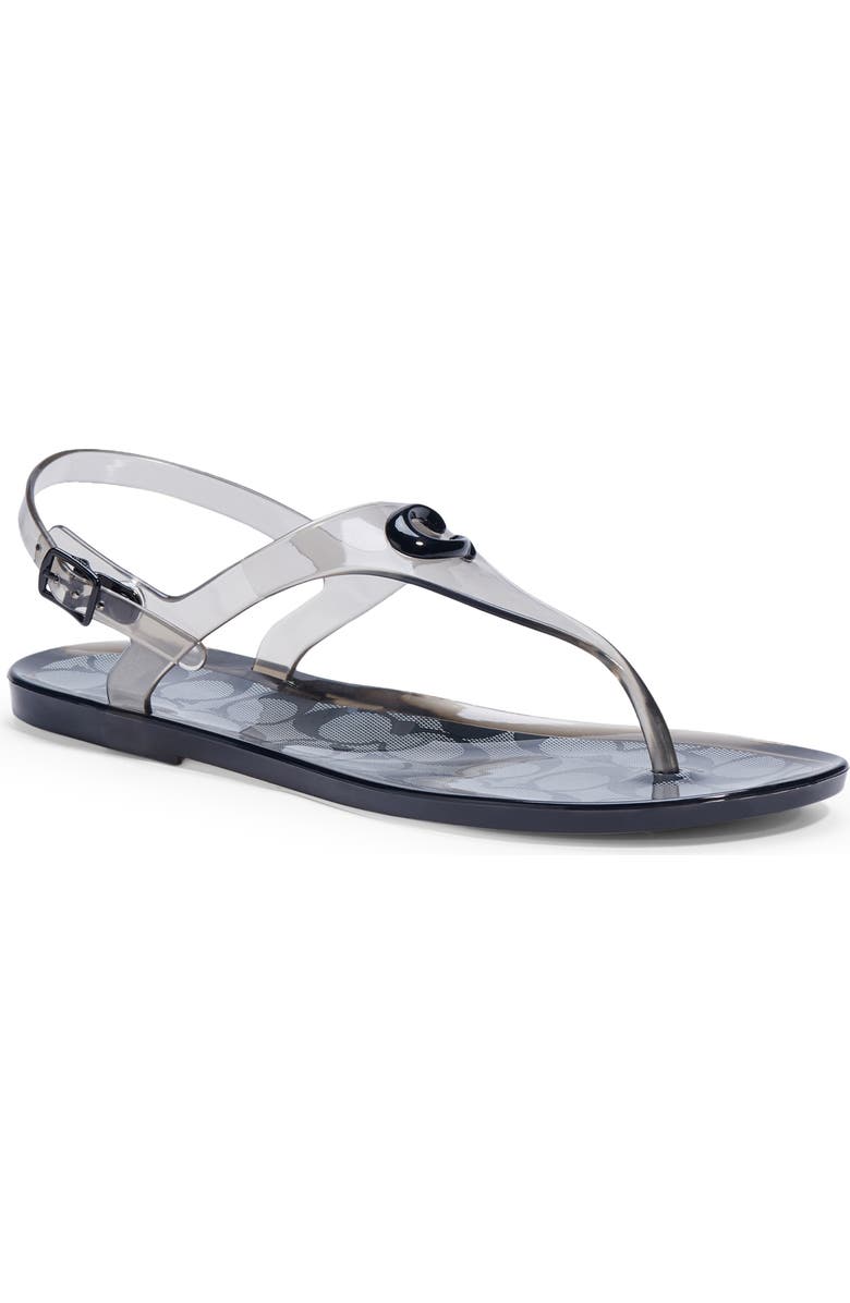 COACH Natalee Water Resistant T-Strap Sandal, Main, color,