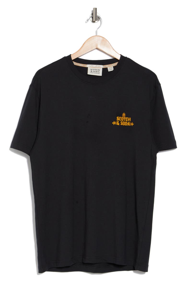Logo Graphic T-Shirt, Alternate, color, BLACK