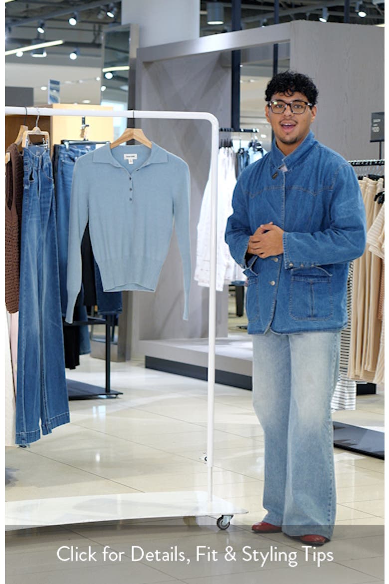 Long Sleeve Polo Sweater video
