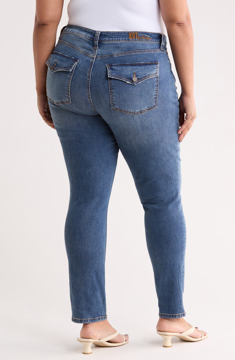 KUT from the Kloth Katy Boyfriend Flap Pocket Jeans, Alternate, color, Thunbergia