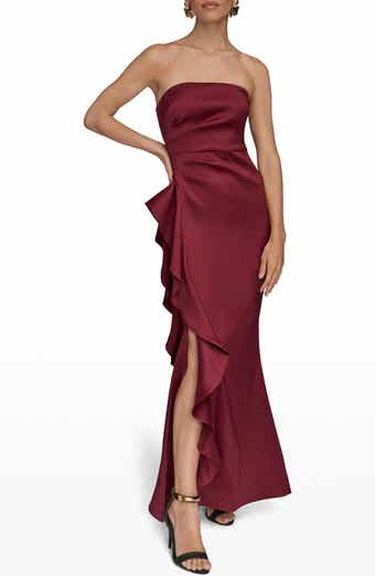 Strapless Ruffle Dress