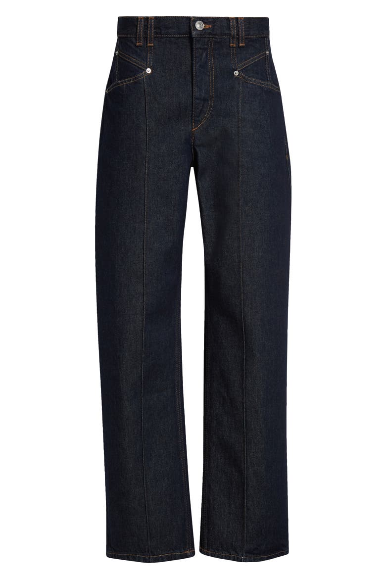 Drolane High Waist Straight Leg Jeans, Alternate, color, LIGHT BLUE