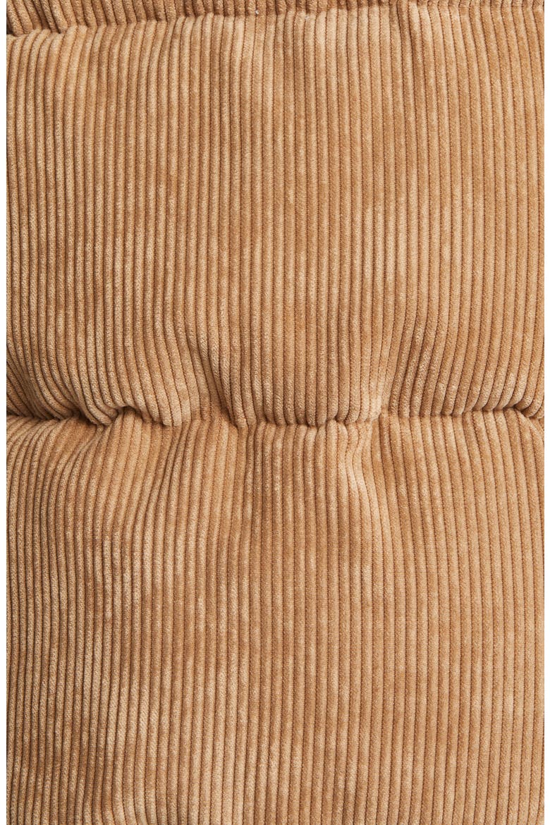 Hooded Corduroy Puffer, Alternate, color, CAMEL