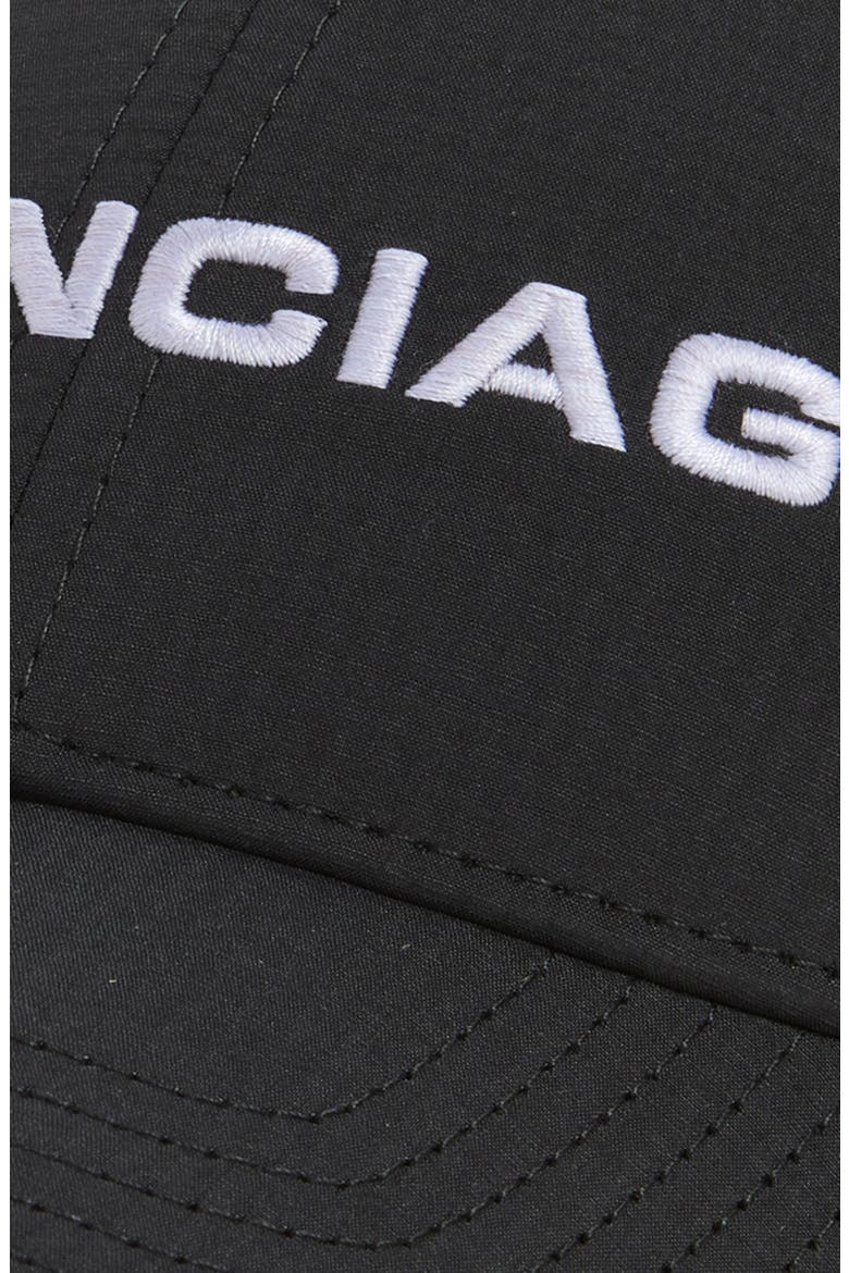 Logo Embroidered Adjustable Baseball Cap, Alternate, color, 1090 BLACK/ WHITE