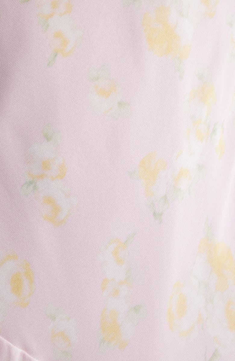 LoveShackFancy Timara Ruffle Minidress, Alternate, color, Wisteria Sun