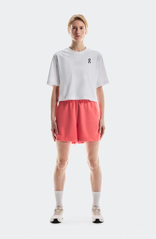 On Club Boxy-t Cott Graphic T-shirt In White