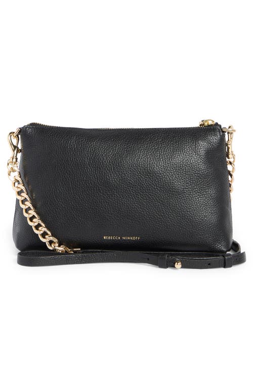 Rebecca Minkoff Megan Top Zip Crossbody Bag In Black