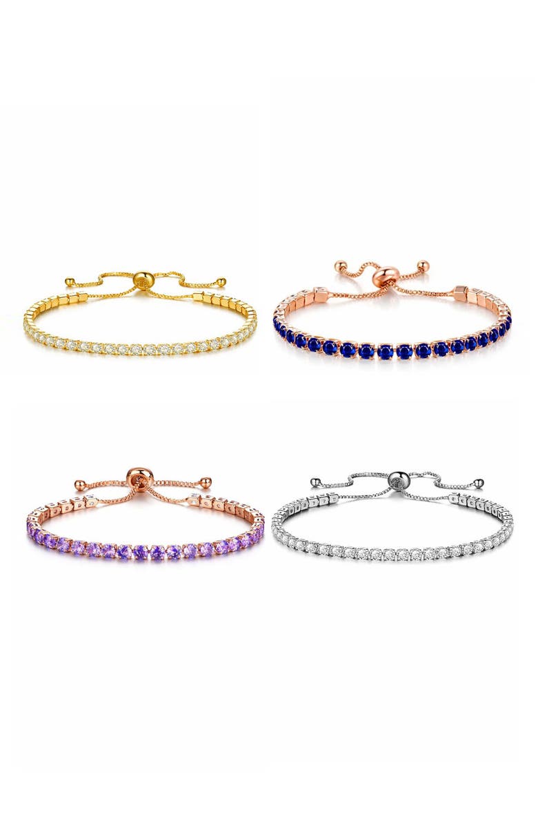 REBL Crystal Slider Bracelet, Alternate, color, 