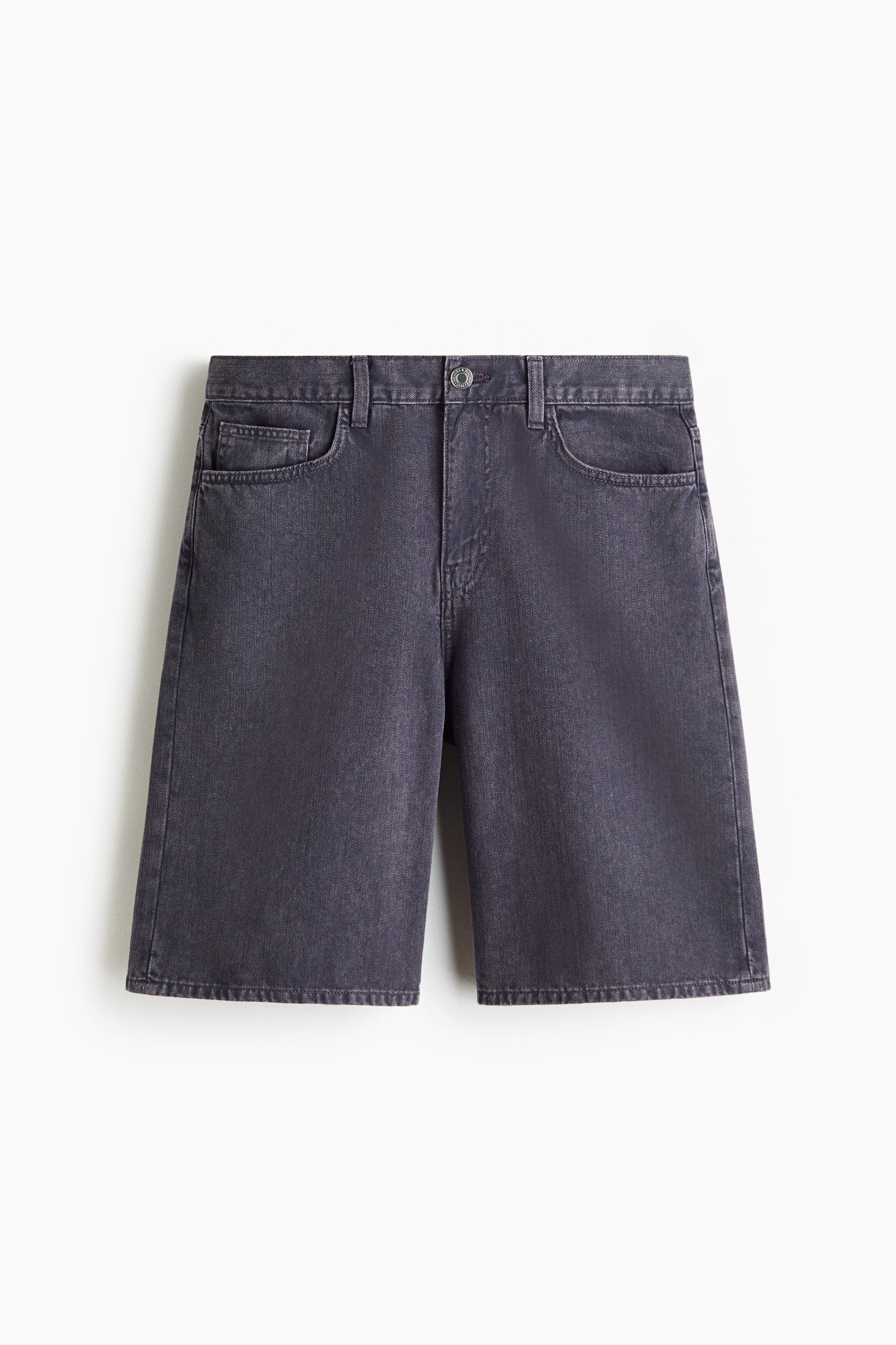 Relaxed Denim Shorts - image 5