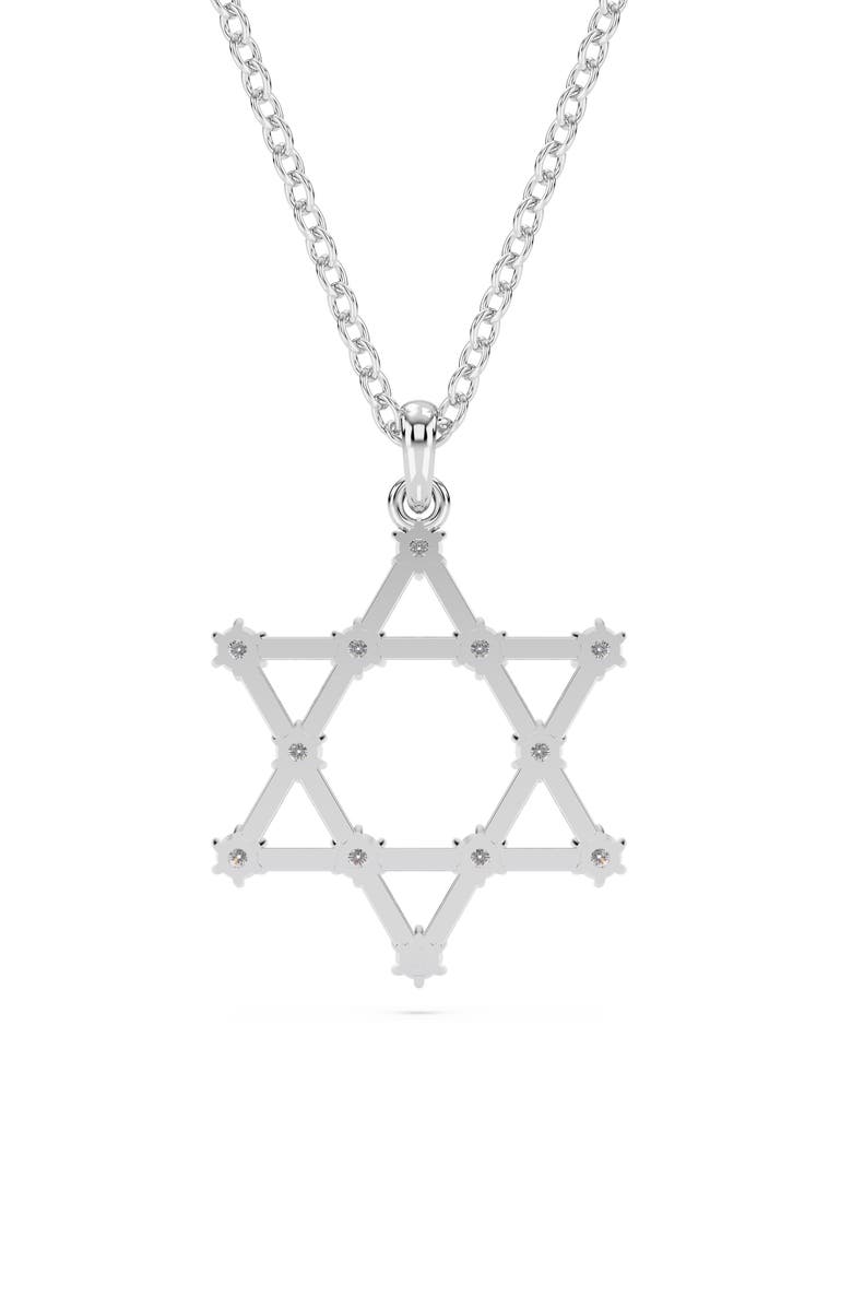 Swarovski Insigne Star of David Pendant Necklace, Alternate, color, 