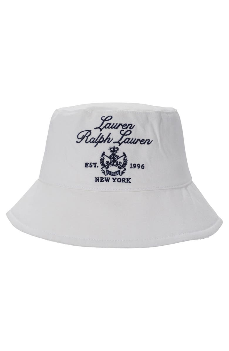 Lauren Ralph Lauren Embroidered Bucket Hat, Main, color, 