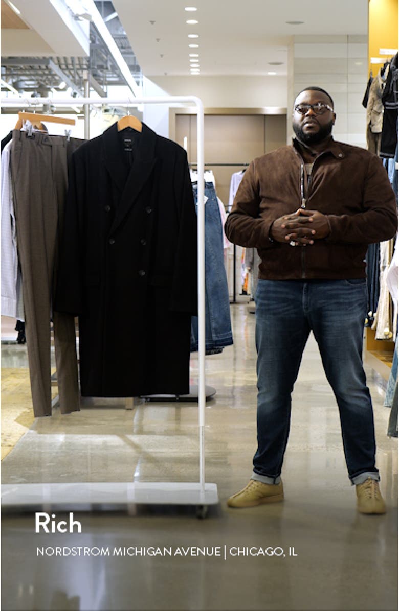 Double Breasted Wool Blend Coat, sales video thumbnail