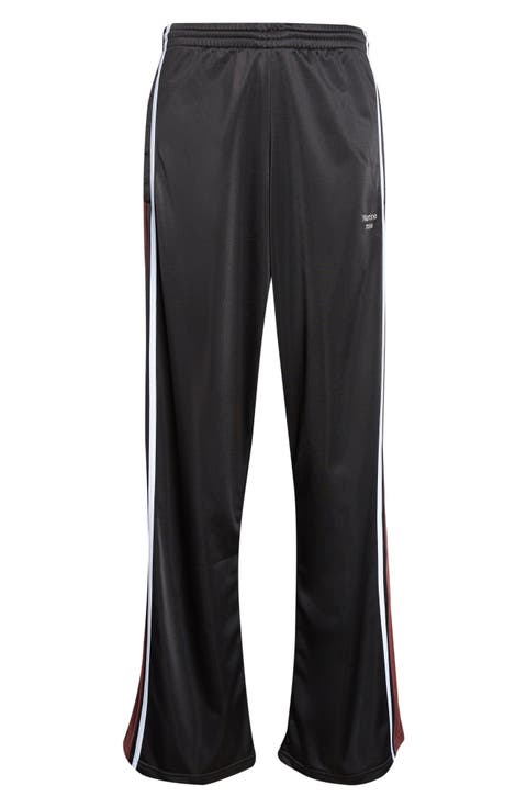 Wide Leg Technical Jersey Track Pants