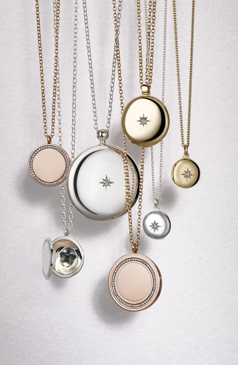 Astley Clarke 'Medium Astley' Locket Pendant Necklace, Alternate, color,