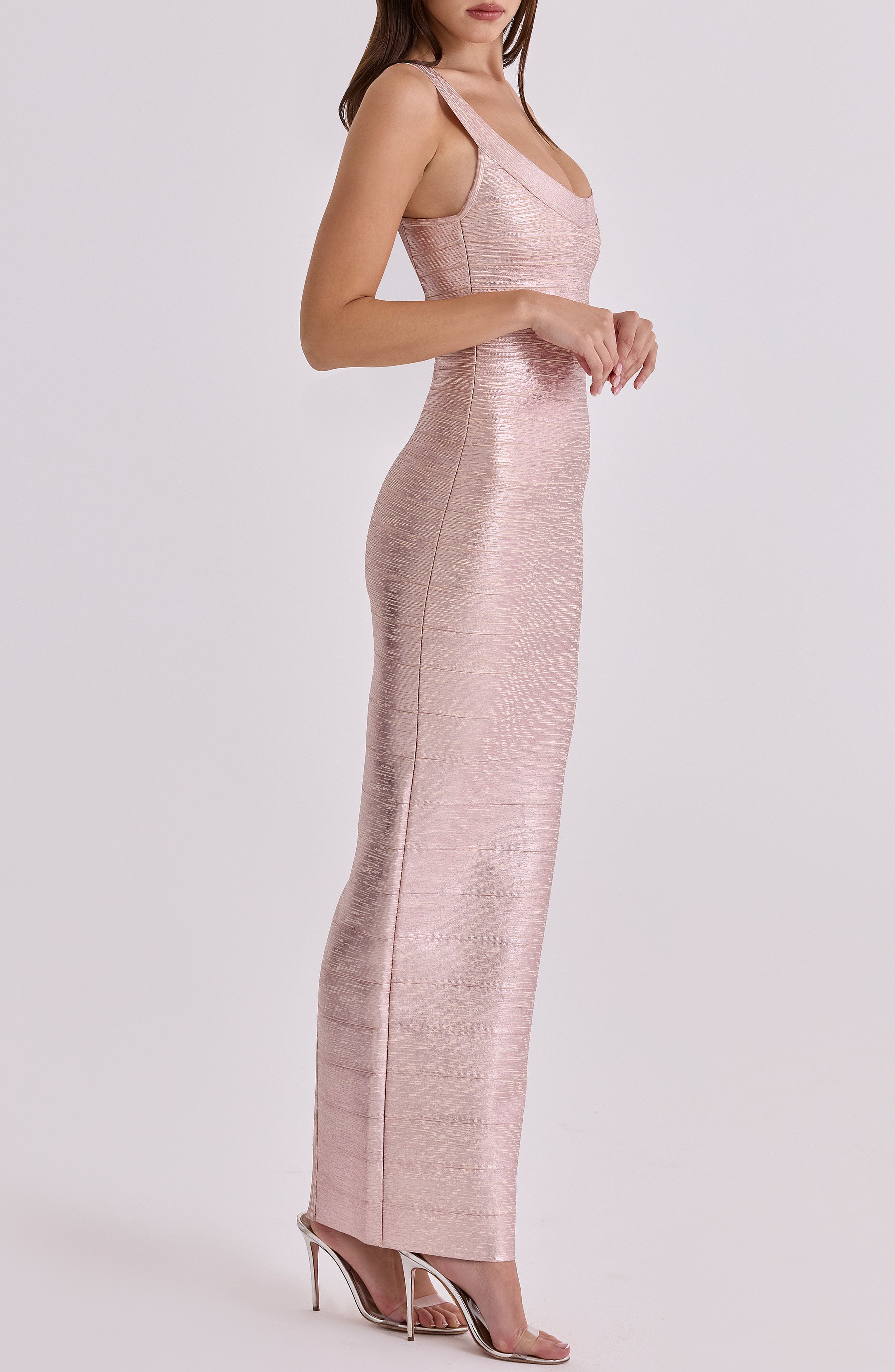 maxi bandage dress 'The OG' Gold Bandage Maxi Dress