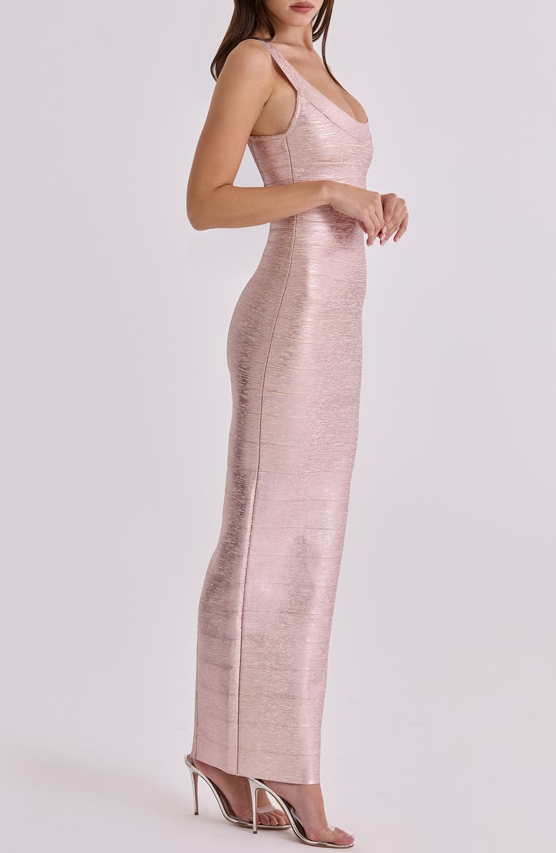 HOUSE OF CB The OG Bandage Maxi Dress, Alternate, color, Rose Gold