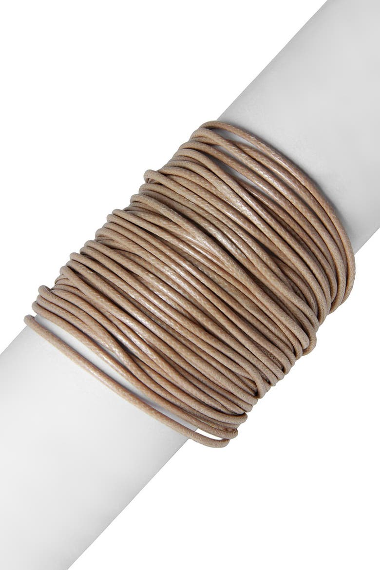 Nude Multi-Cord Bracelet, Alternate, color, nude
