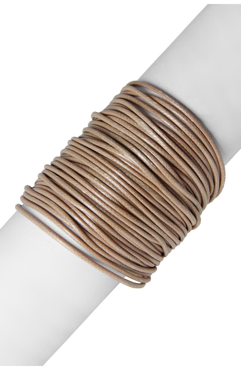 SAACHI Nude Multi-Cord Bracelet, Alternate, color, Nude