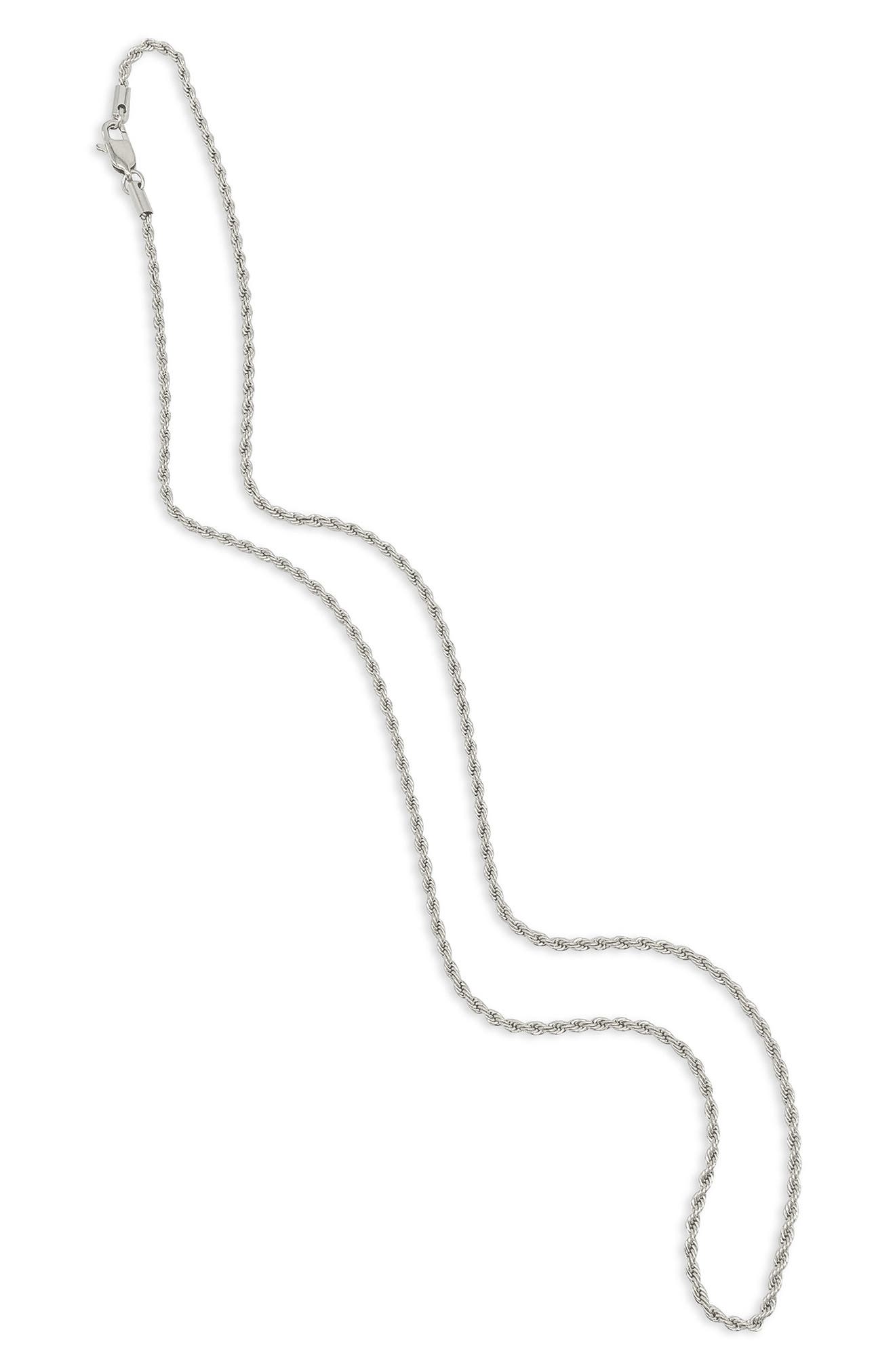 Adornia Men's Water Resistant Rope Chain Necklace (Men) | Nordstromrack