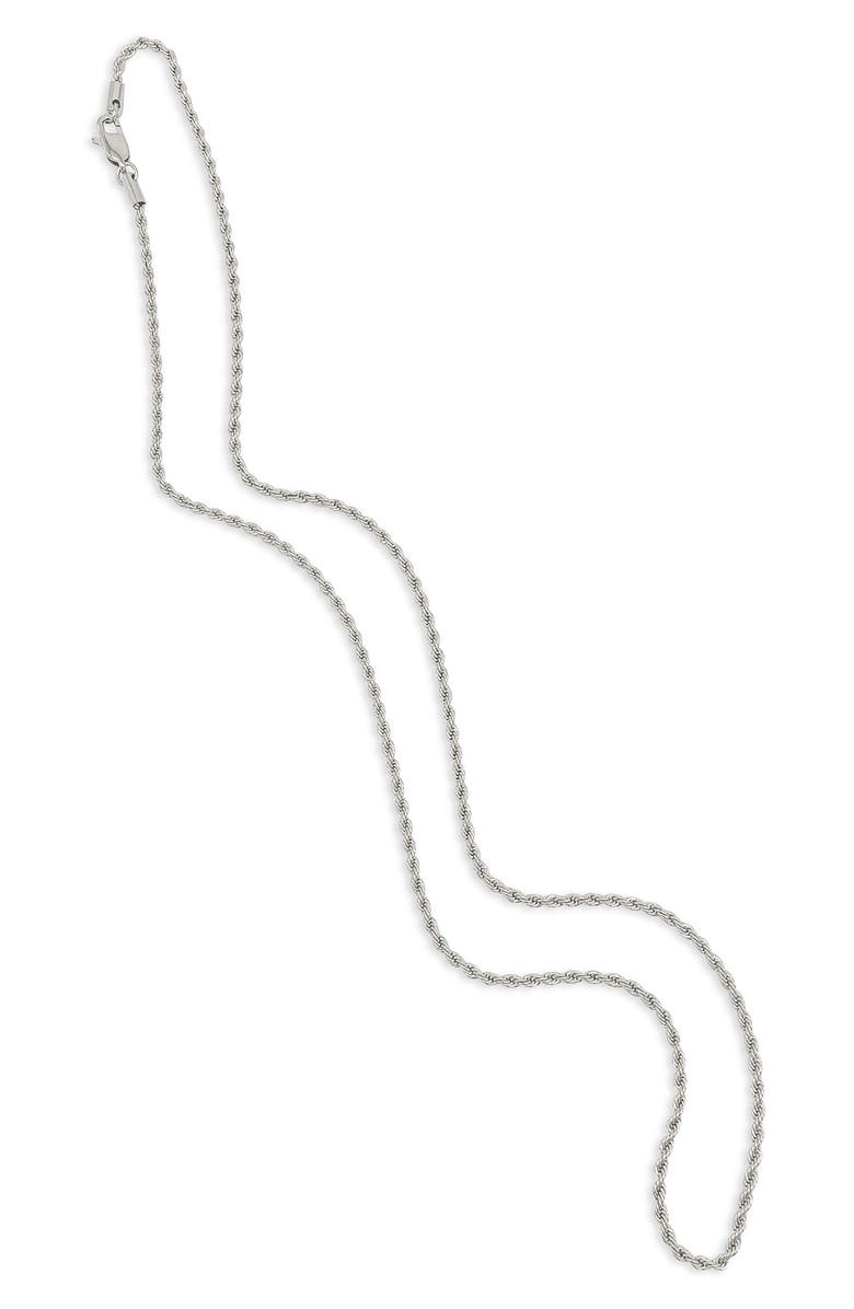 Adornia Men's Water Resistant Rope Chain Necklace, Alternate, color,