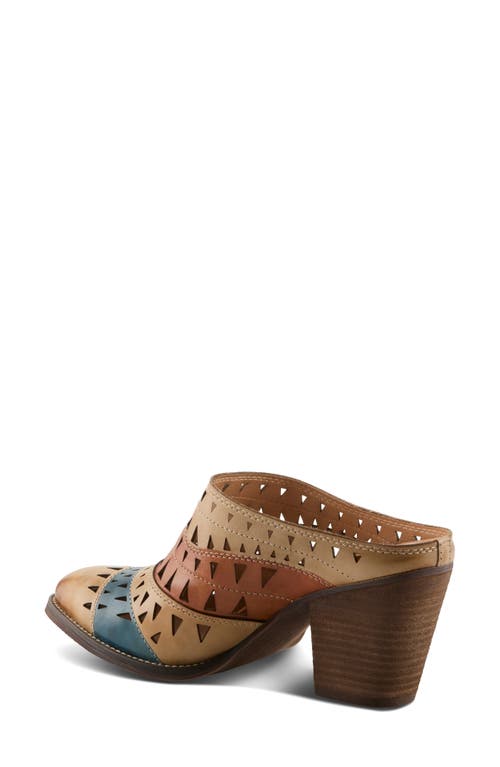 L'artiste By Spring Step Fantasee Mule In Tan Multi