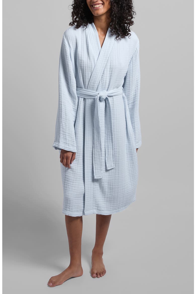 Gender Inclusive Cloud Cotton Robe, Main, color, LAGOON