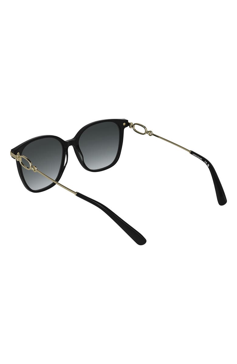 Longchamp Foulonn 55mm Gradient Modified Rectangular Sunglasses, Alternate, color,