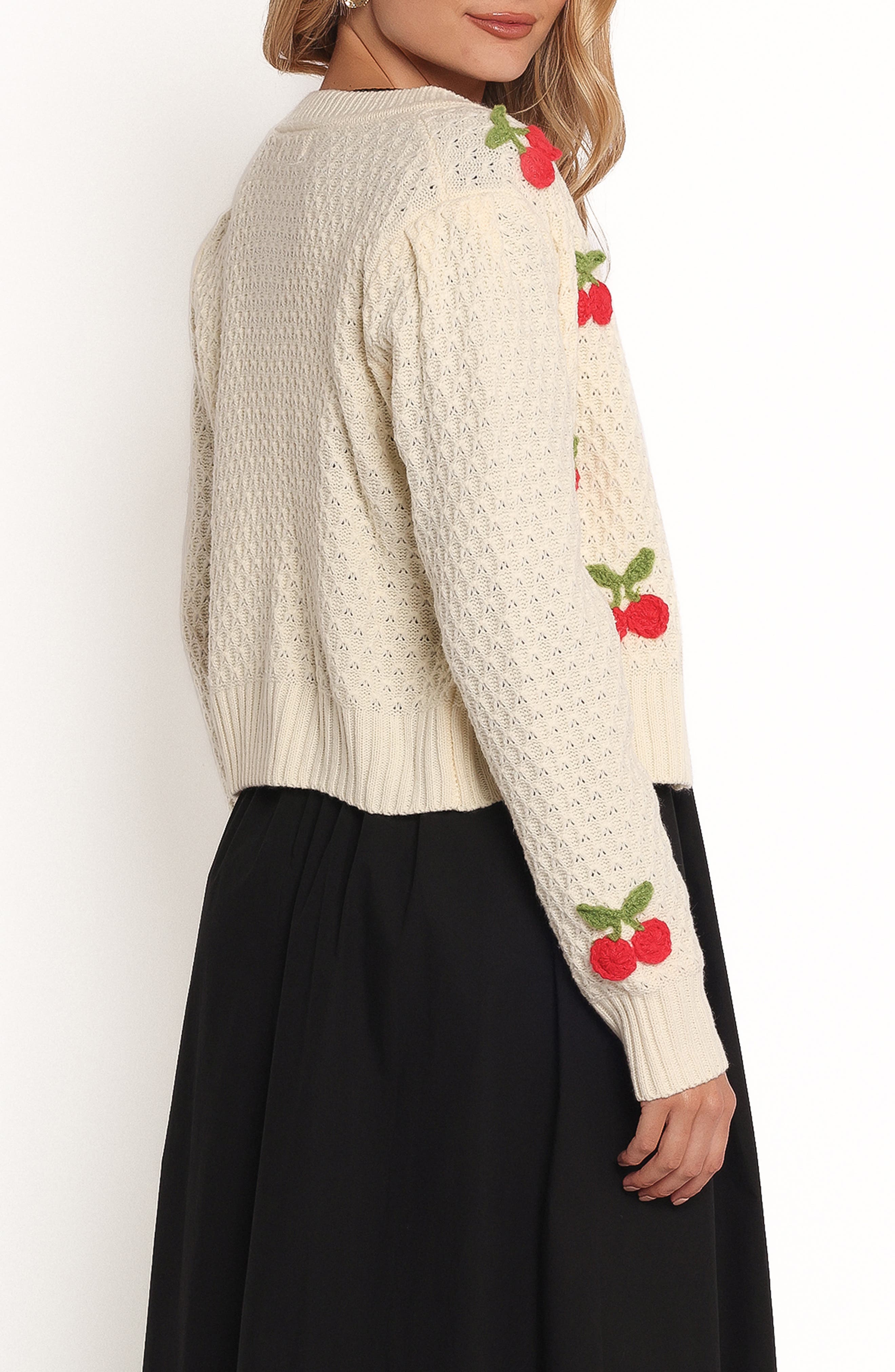 Trudie Cherry Cardigan - image 2
