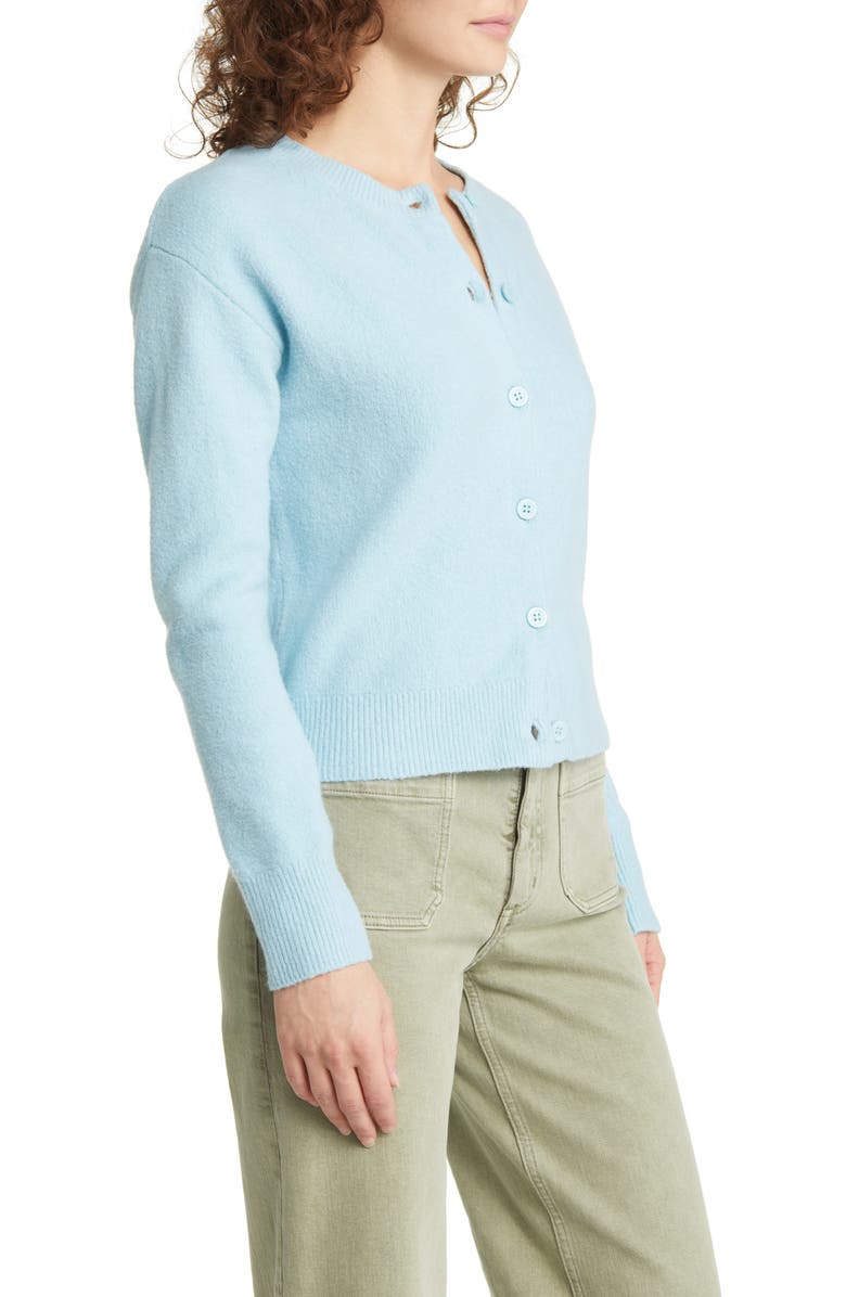 & Other Stories Cotton Blend Crop Cardigan, Alternate, color, 