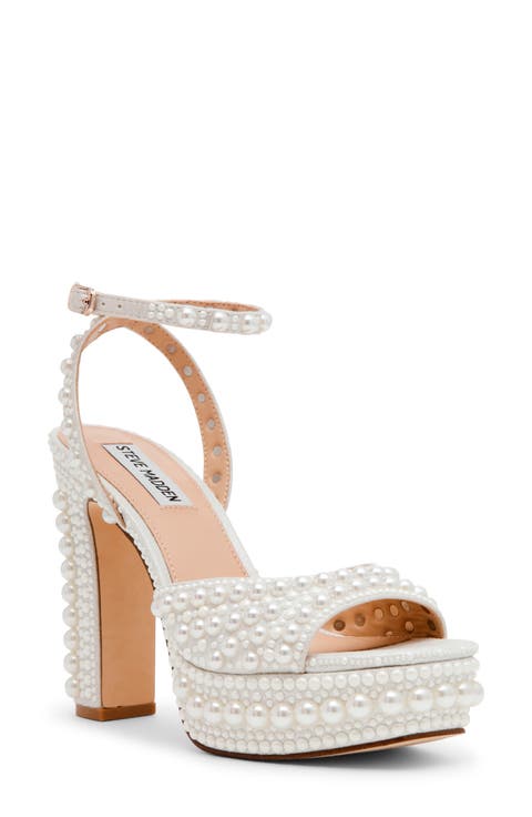 Steve madden  Assured ストラップ プラットフォーム サンダル Steve Madden Assured Platform Ankle Strap Sandal (Women