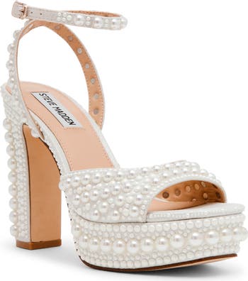 Steve madden Assured ストラップ プラットフォーム サンダル Steve Madden Assured Platform Ankle Strap Sandal (Women