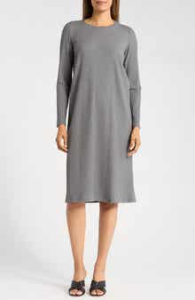 Eileen Fisher Long Sleeve Rib Dress