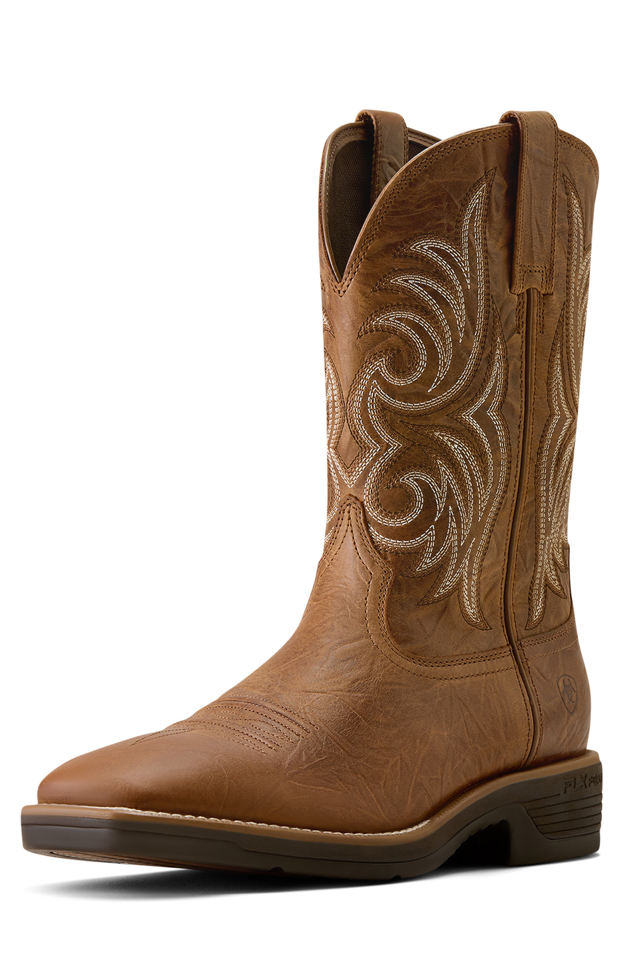 Ranger Wide Square Toe Western Boot, Alternate, color, SUNBAKED TAN