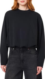 Scotch & Soda Bubble Hem Crewneck Sweatshirt