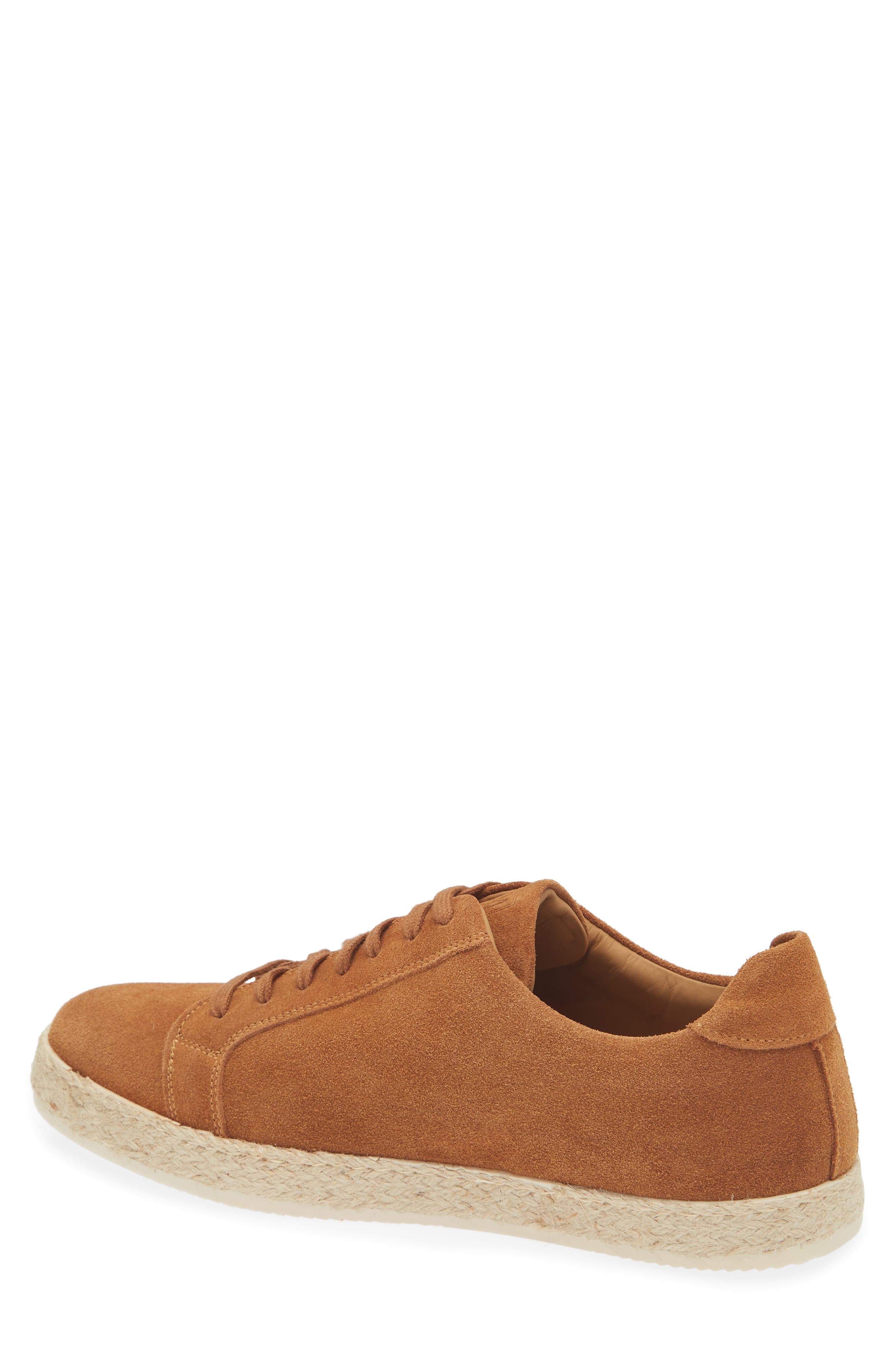 Bruno Magli Amalfi Lace-Up Sneaker, Alternate, color, Cognac Suede