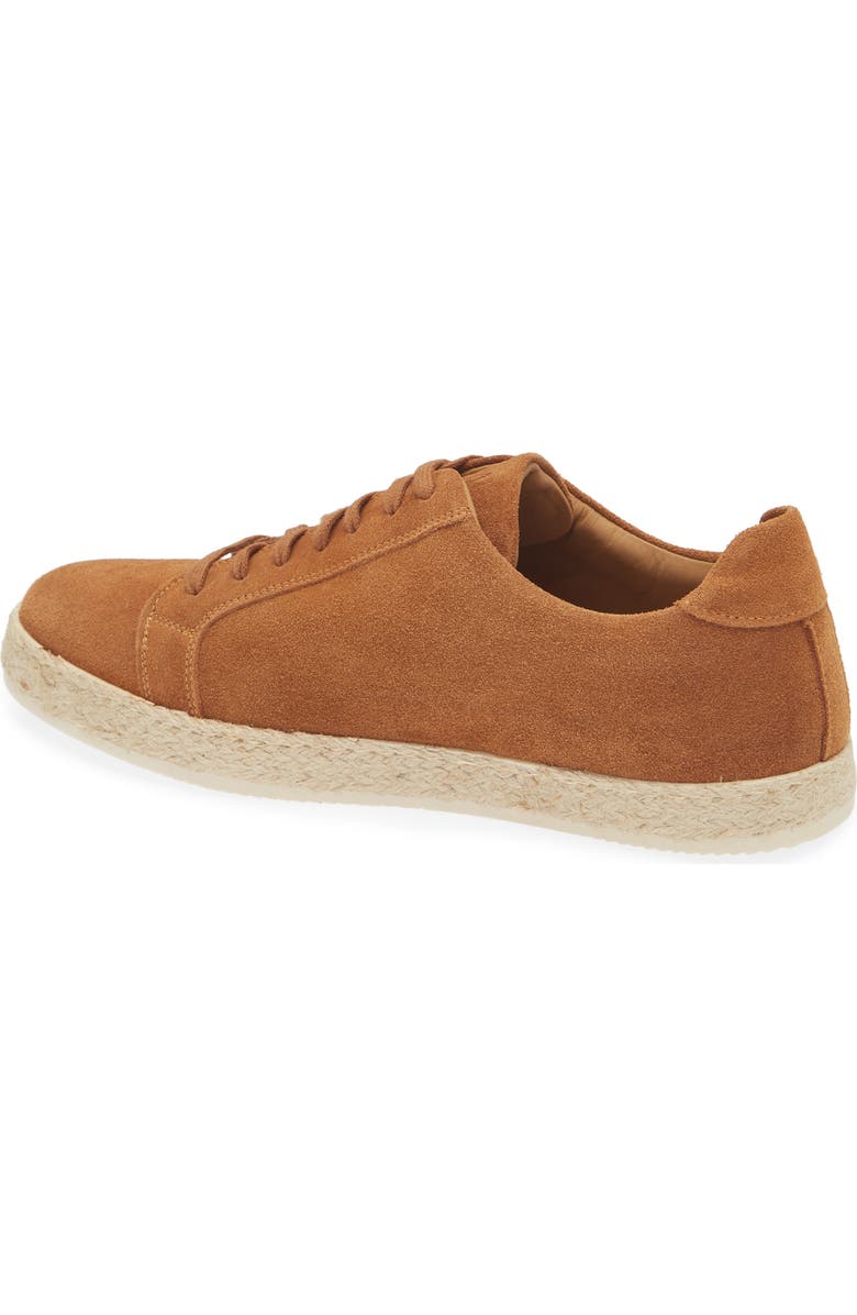 Bruno Magli Amalfi Lace-Up Sneaker, Alternate, color, Cognac Suede