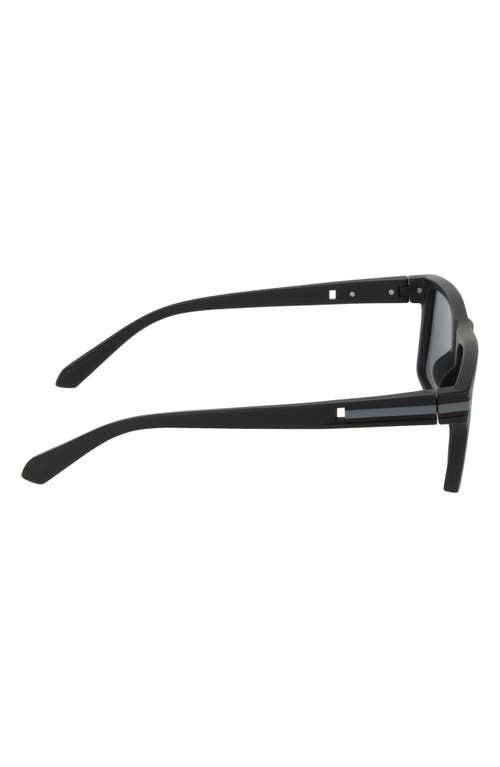 Cole Haan 54mm Rectangular Sunglasses In Black