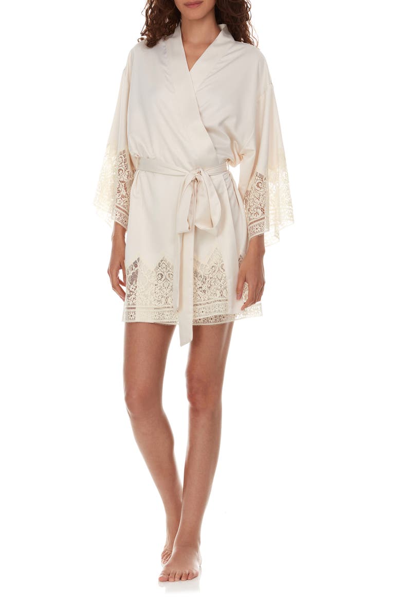 Genevive Short Robe, Main, color, ANTIQUE IVORY