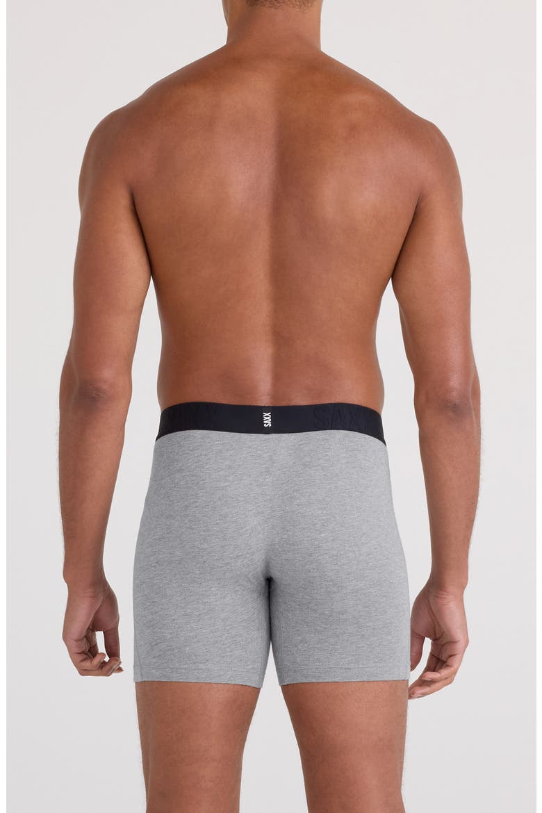 Assorted 2-Pack DropTemp® Cooling Cotton Boxer Briefs, Alternate, color, VIVID STRIPE/ DARK GREY