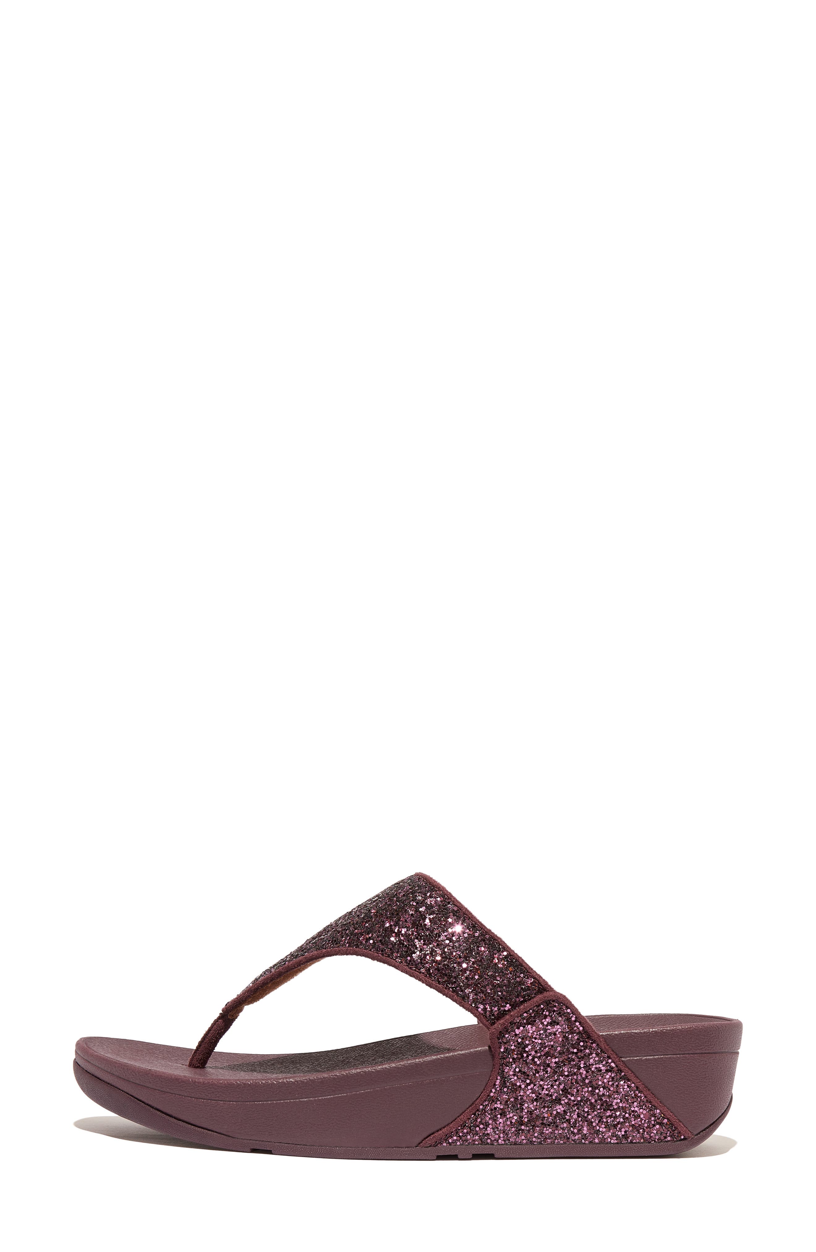 FitFlop Lulu Embellished Platform Wedge Flip Flop, Alternate, color, 