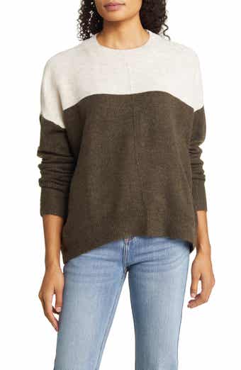 Vince Camuto Extended Shoulder Colorblock Sweater