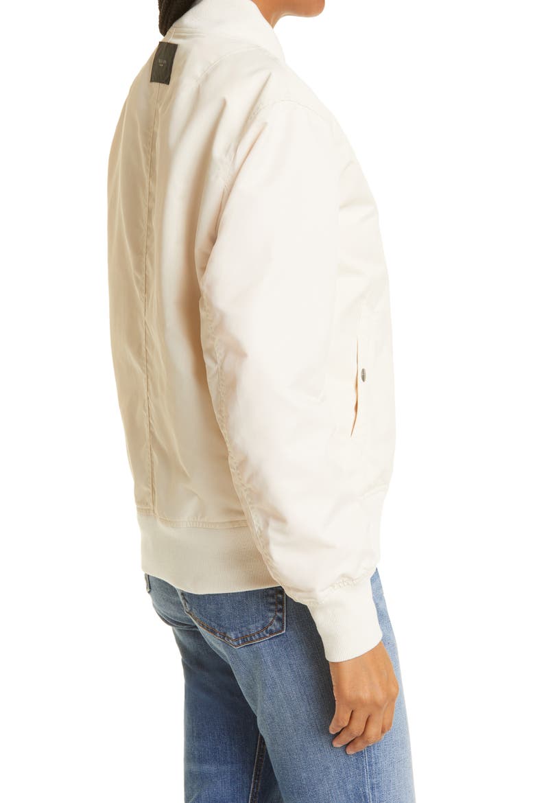 Manston Bomber Jacket, Alternate, color, VANILLA