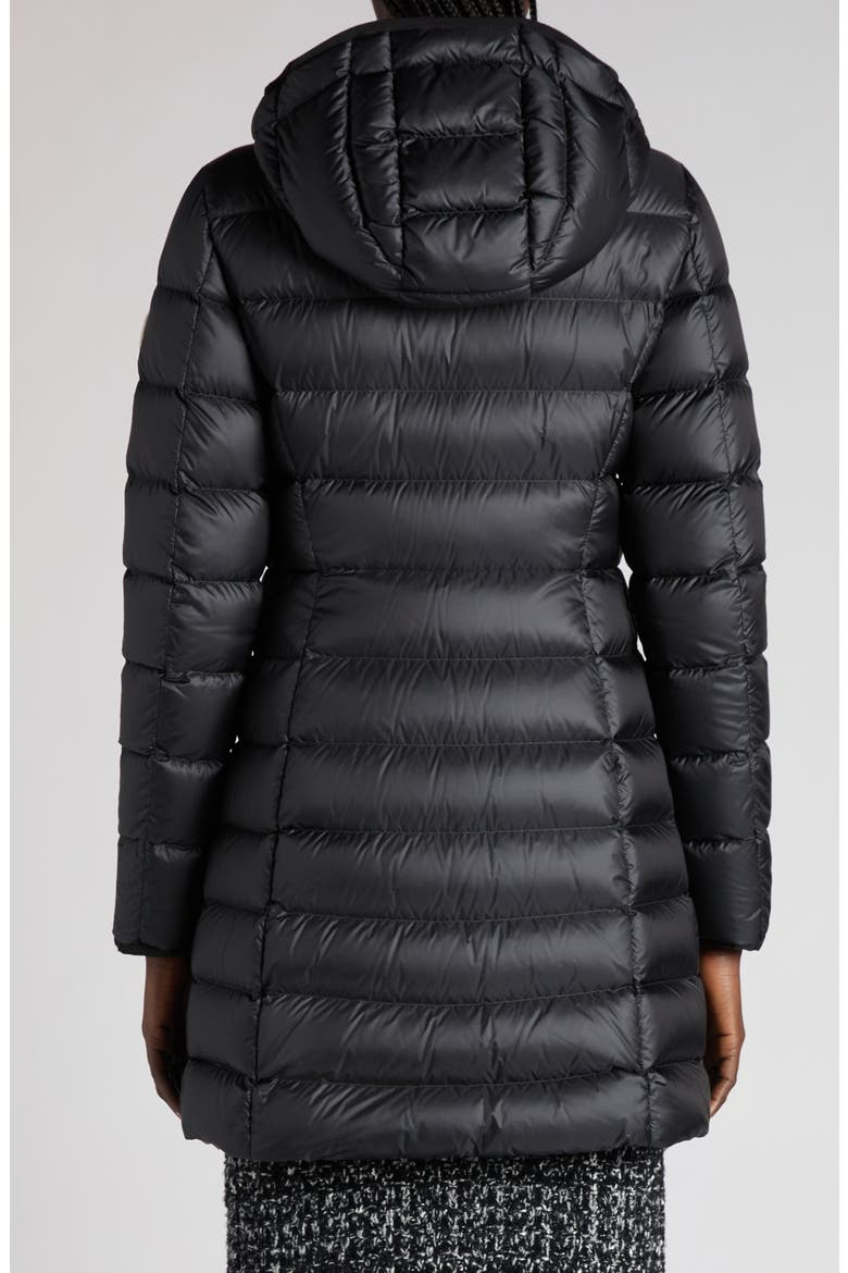 Hirma Down Long Parka, Alternate, color, BLACK