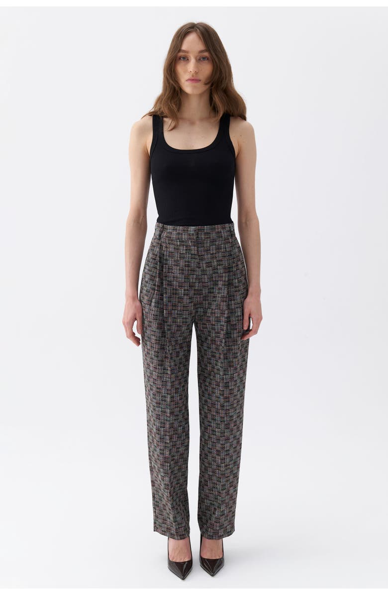 Nocturne High Waist Mom Fit Pants, Alternate, color,